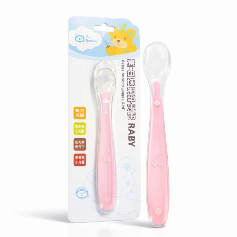 Soft-Tip Silicone Baby Spoon
